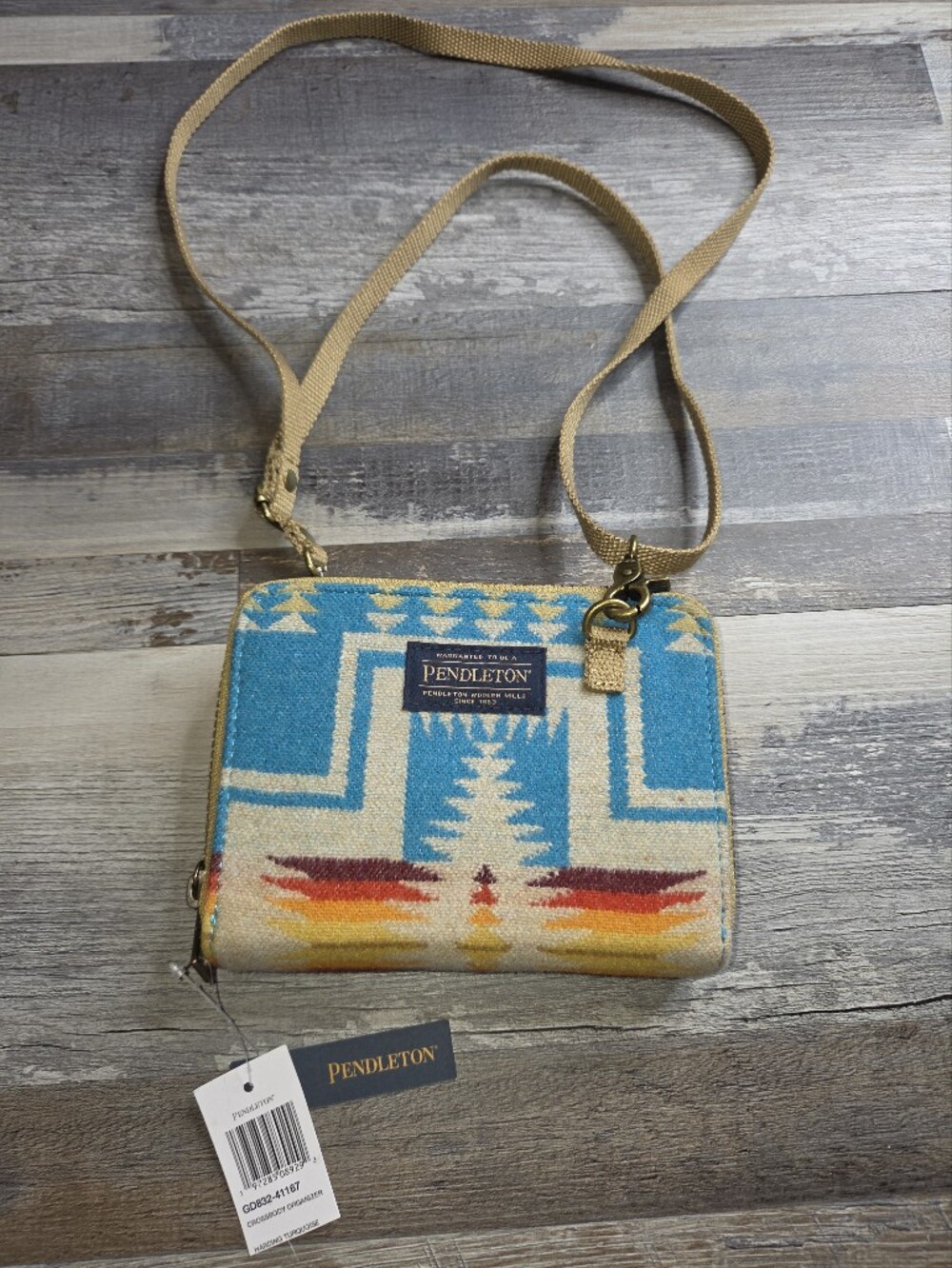 Pendleton NEW Harding Cross Body Bag Purse Aztec Print - Picture 2 of 9